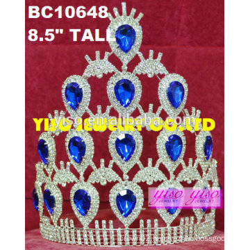 birthday silver-plated rhinestone large pageant crystal tiaras